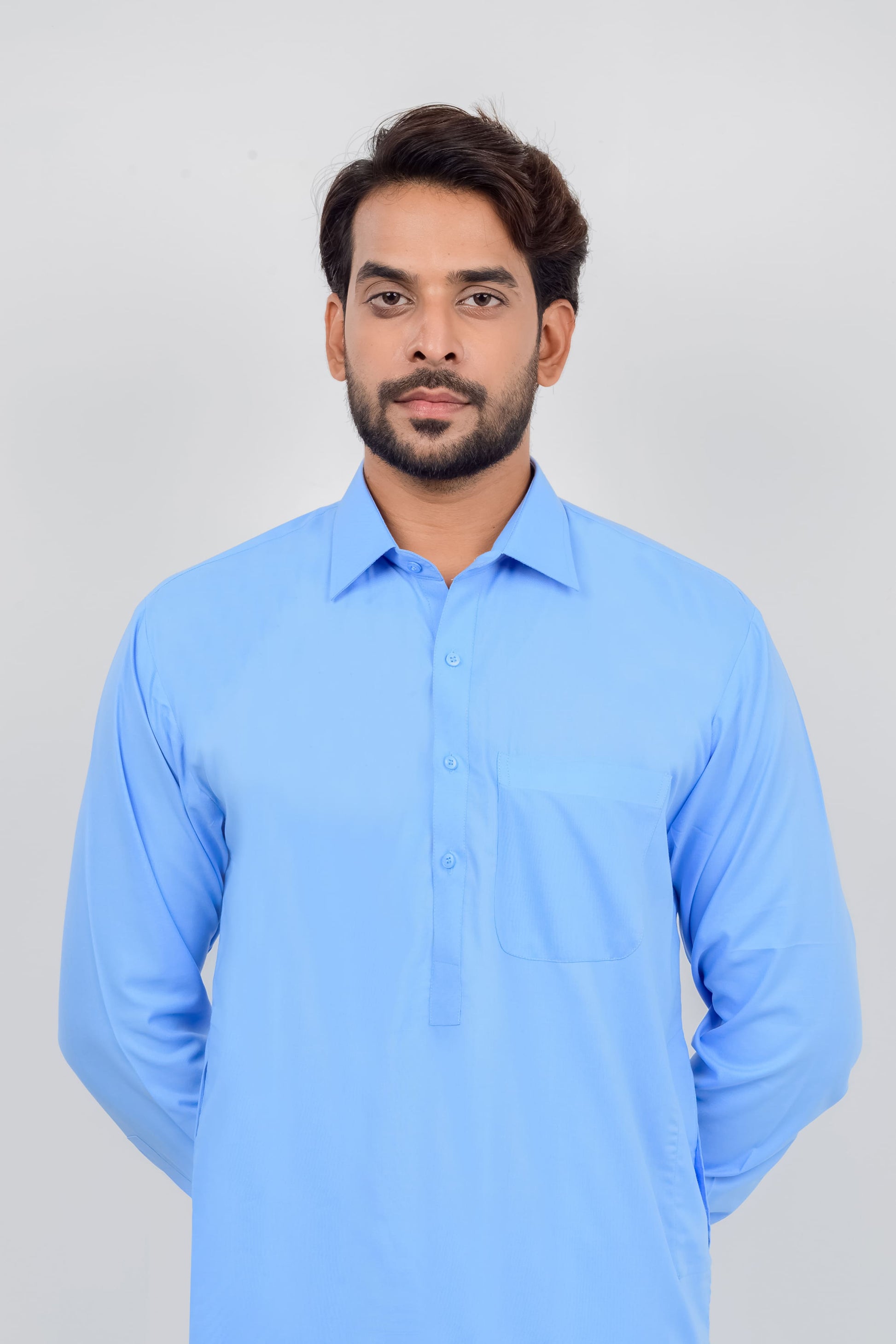 Sky Blue - Shirt Collar