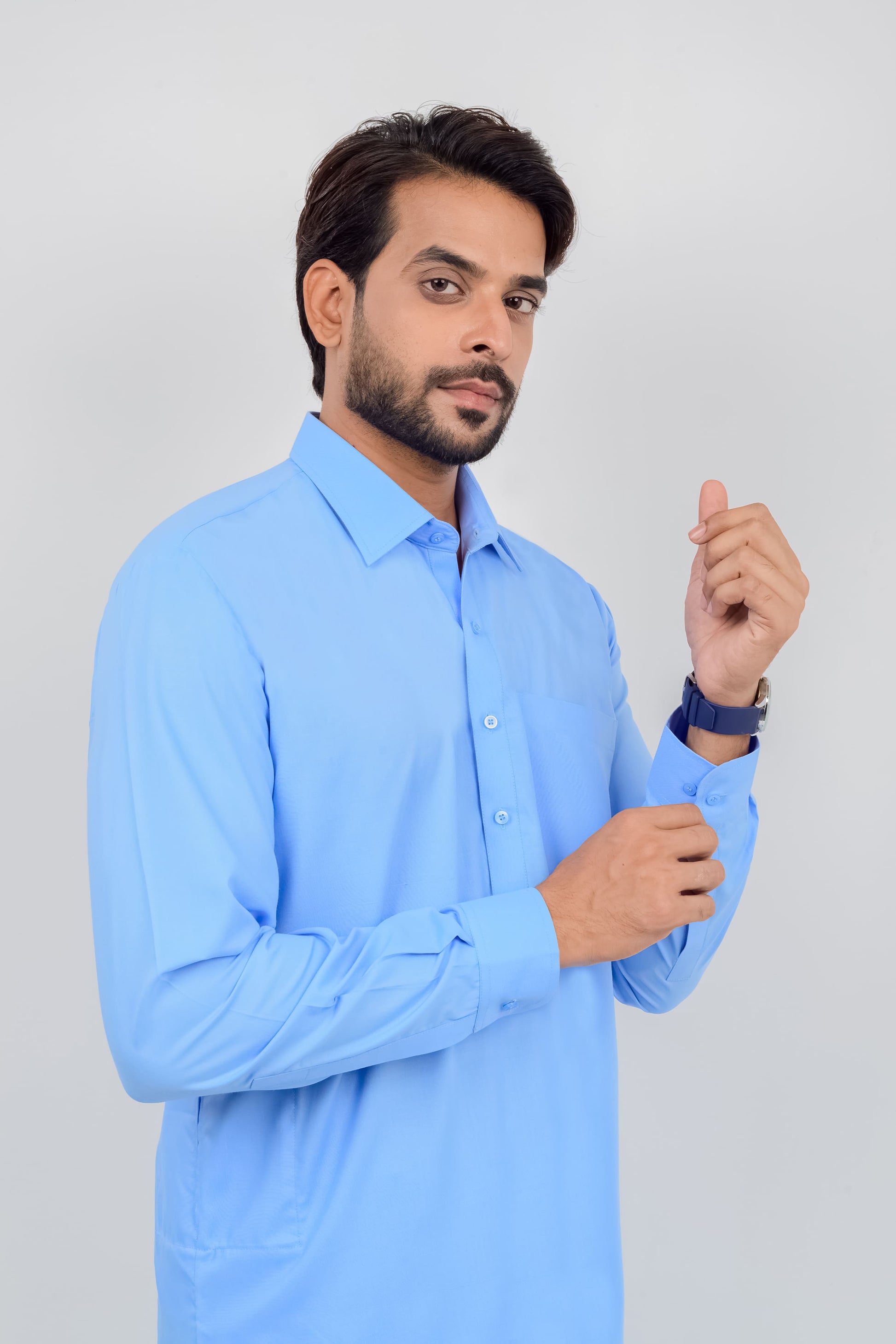 Sky Blue - Shirt Collar