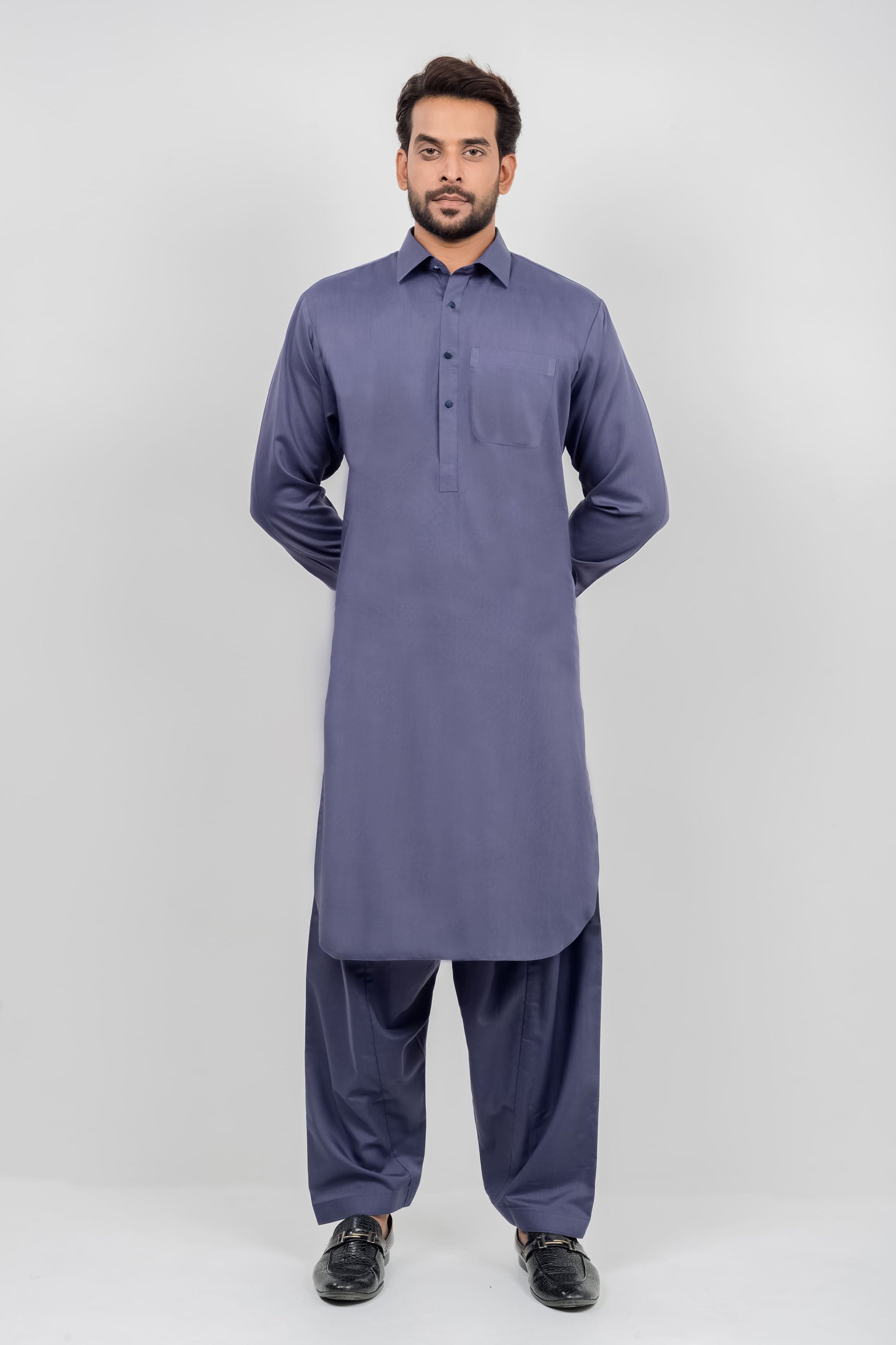 Cool Gray - Shirt Collar