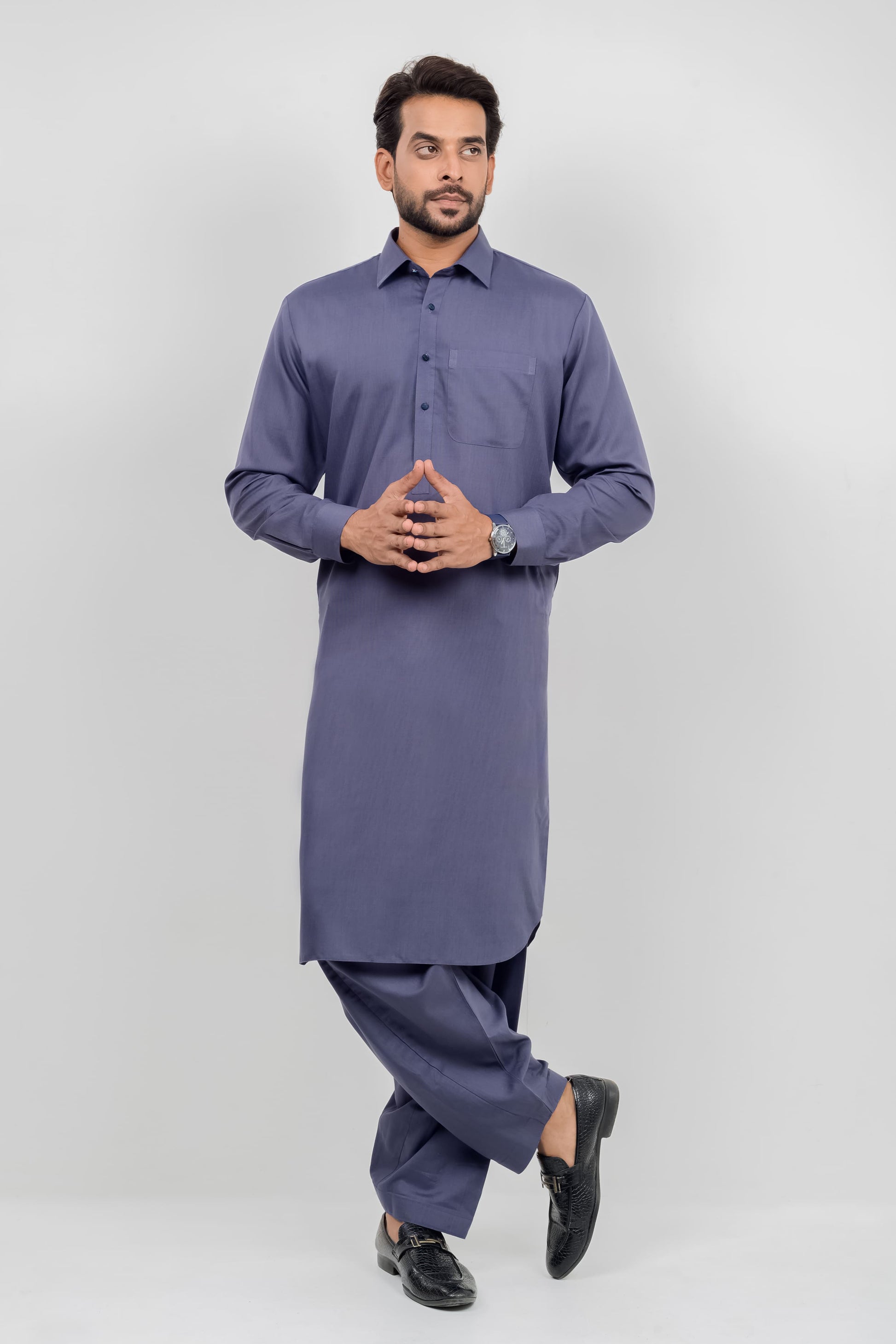 Cool Gray - Shirt Collar