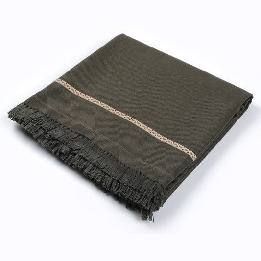 Men's Olive Green Shawl